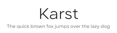 Karst by Type Forward Foundry — Sans Serif Font — thumbnail 1