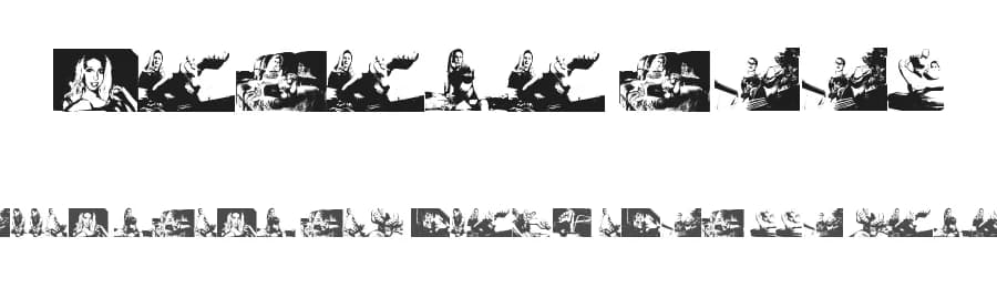 Karyna Feet by Skulls — Dingbats Font