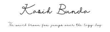 Kasih Bunda by Pidco Art — Script Handwritten Font — thumbnail 1