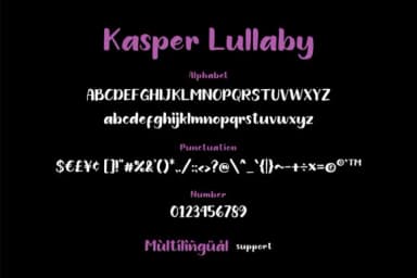 Kasper Lullaby Font by Grezline Studio — Script Handwritten Font — thumbnail 5