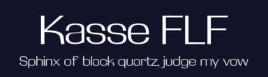 Kasse FLF by Casady & Greene — Sans Serif Font — thumbnail 2