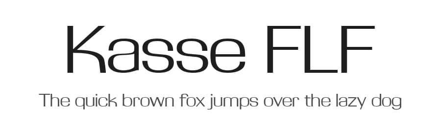 Kasse FLF by Casady & Greene — Sans Serif Font
