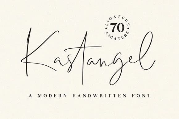 Kastangel Font by Hanzel Studio — Script Handwritten Font