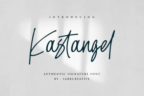 Kastangel Font by sabrcreative by sabrcreative — Script Handwritten Font