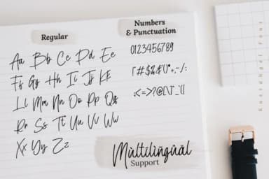 Kastangel Font by sabrcreative by sabrcreative — Script Handwritten Font — thumbnail 6