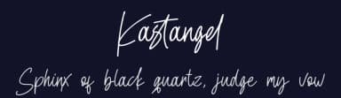 Kastangel by Sabrcreative — Script Handwritten Font — thumbnail 2