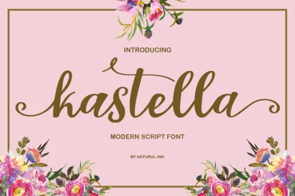 Kastella Font by Natural Ink — Script Handwritten Font