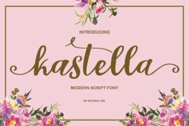 Kastella Font by Natural Ink — Script Handwritten Font — thumbnail 1