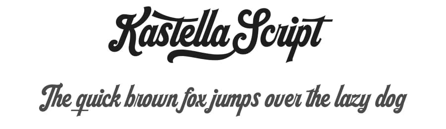 Kastella Script by Måns Grebäck — Script Handwritten Font
