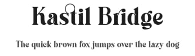 Kastil Bridge by HansCo — Serif Font — thumbnail 1
