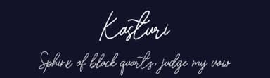Kasturi by Nabila — Script Handwritten Font — thumbnail 2