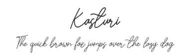 Kasturi by Nabila — Script Handwritten Font — thumbnail 1