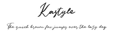 Kastyle by Creatype Studio — Script Handwritten Font — thumbnail 1
