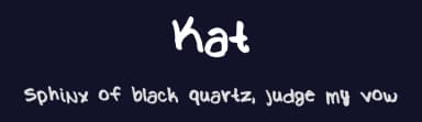 Kat by Katherine Monette — Script Handwritten Font — thumbnail 2
