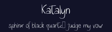 Katalyn by Digital Typeface Studio — Script Handwritten Font — thumbnail 2