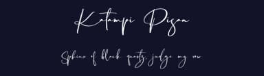 Katampi Pisan by Vz Type — Script Handwritten Font — thumbnail 2