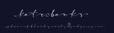 Kate Banks by Tikara Sari — Script Handwritten Font — thumbnail 2