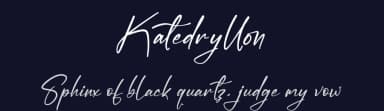 Katedryllon by Letterena Studios — Script Handwritten Font — thumbnail 2