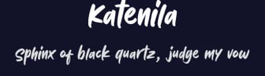 Katenila by Arterfak Project — Script Handwritten Font — thumbnail 2