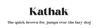 Kathak by Eka Hermawan — Serif Font — thumbnail 1