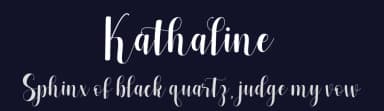 Kathaline by Fikryal studio — Script Handwritten Font — thumbnail 2