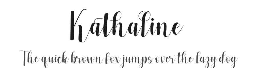 Kathaline by Fikryal studio — Script Handwritten Font