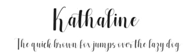 Kathaline by Fikryal studio — Script Handwritten Font — thumbnail 1