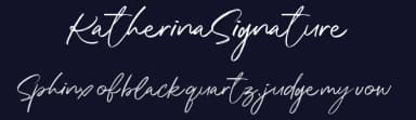 Katherina Signature by Scratch Design — Script Handwritten Font — thumbnail 2
