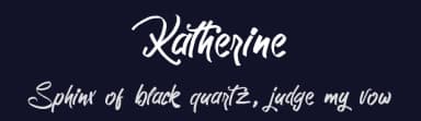 Katherine by Letterara — Script Handwritten Font — thumbnail 2