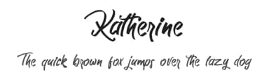 Katherine by Letterara — Script Handwritten Font — thumbnail 1
