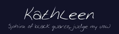 Kathleen by Gaut Fonts — Script Handwritten Font — thumbnail 2
