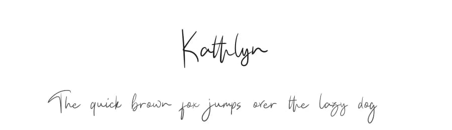 Kathlyn by Youthlabs Studio — Script Handwritten Font