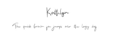 Kathlyn by Youthlabs Studio — Script Handwritten Font — thumbnail 1