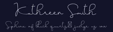 Kathreen Smith by Edric Studio — Script Handwritten Font — thumbnail 2