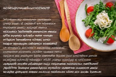 Katkat Scrambled Font by dondon_nillo — Script Handwritten Font — thumbnail 3