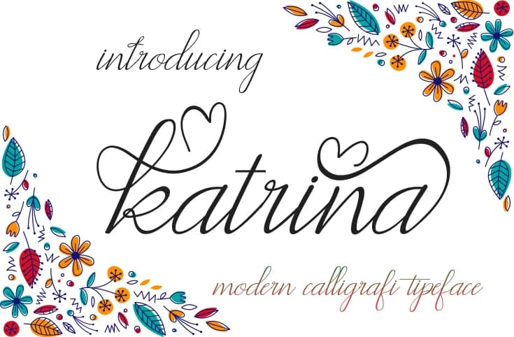 Katrina Font by maydhen studio — Script Handwritten Font