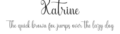 Katrine by Hardiboy Design — Script Handwritten Font — thumbnail 1