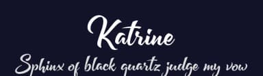 Katrine by Subectype & Orenari — Script Handwritten Font — thumbnail 2