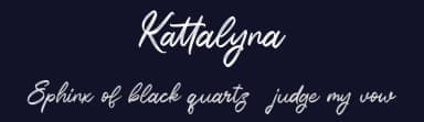 Kattalyna by Creatype Studio — Script Handwritten Font — thumbnail 2