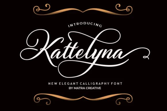 Kattelyna Script Font by Matra Creative — Script Handwritten Font — preview 1