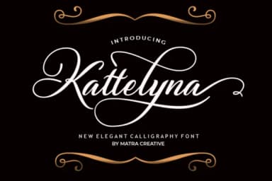 Kattelyna Script Font by Matra Creative — Script Handwritten Font — thumbnail 1