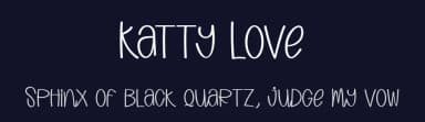 Katty Love by Pidco Art — Script Handwritten Font — thumbnail 2