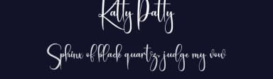 Katty Patty by Fillo Graphic — Script Handwritten Font — thumbnail 2