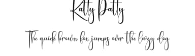 Katty Patty by Fillo Graphic — Script Handwritten Font — thumbnail 1