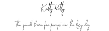 Katty Pretty by Haksen Studio — Script Handwritten Font — thumbnail 1