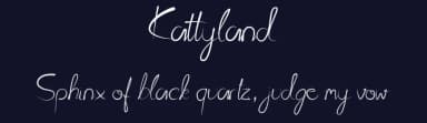 Kattyland by Creatnow Studio — Script Handwritten Font — thumbnail 2
