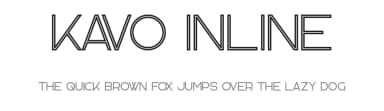 Kavo Inline by VPcreativeshop — Sans Serif Font — thumbnail 1