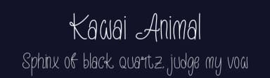 Kawai Animal by nomlimofont — Script Handwritten Font — thumbnail 2