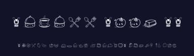 Kawaii Food II by Maelle.K | Thomas Boucherie — Dingbats Font — thumbnail 2