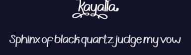 Kayalla by K_IN Studio — Script Handwritten Font — thumbnail 2